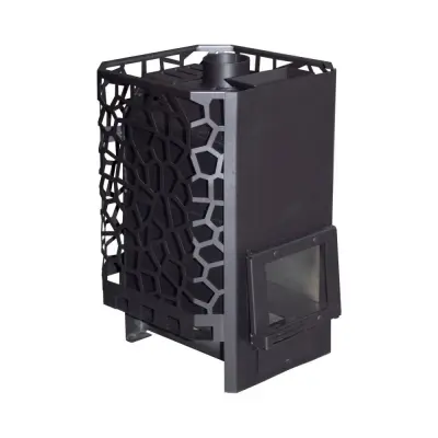 Фото Печь для бани РАДА 6, закрытая каменка, 18 S (СЕТКА), без дверцы в магазине Woodson