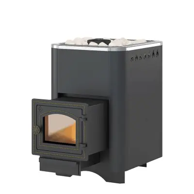 Фото Печь ВЕЗУВИЙ Русичъ Антрацит 16 (ДТ-3С) в магазине Woodson