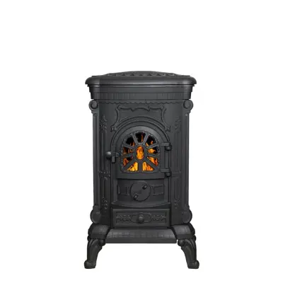 Фото Печь-камин Везувий А-07 "Антрацит" в магазине Woodson Фото Печь-камин Везувий А-07 "Антрацит" в магазине Woodson