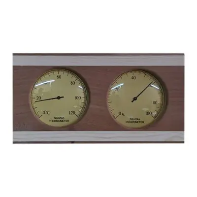 Термогигрометр для бани T-071 для бани и сауны ( канадский кедр)
