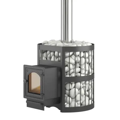 Фото Чугунная печь для бани ЭТНА 18 (ДТ-4С) в магазине Woodson