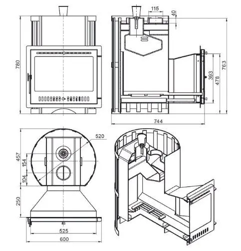 Фото Печь ВЕЗУВИЙ Скиф Парогенератор Ковка Панорама "М" в магазине Woodson Фото Печь ВЕЗУВИЙ Скиф Парогенератор Ковка Панорама "М" в магазине Woodson