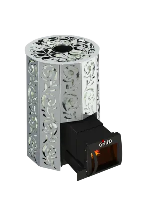 Фото Дровяная банная печь Grill'D Violet 200 Long Pro в магазине Woodson