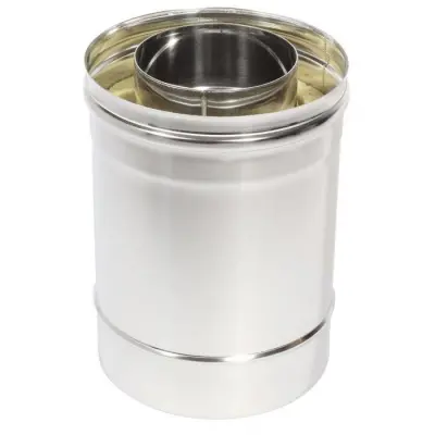 Фото Труба Термо L 250 ТТ-Р 304-0.8/304 D115/210* с хомутом 