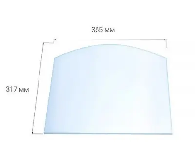 Стекло Везувий 205 (0,365*0,317) Арка