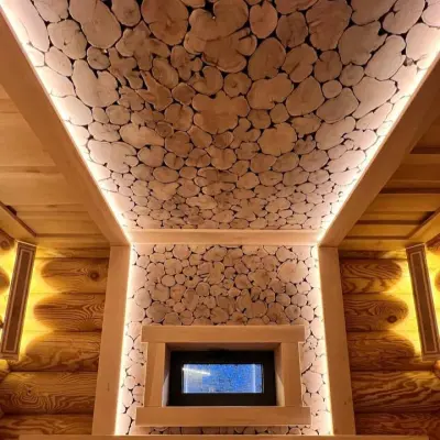 Панно "Можжевельник" с пазом под ленту, наличник Липа