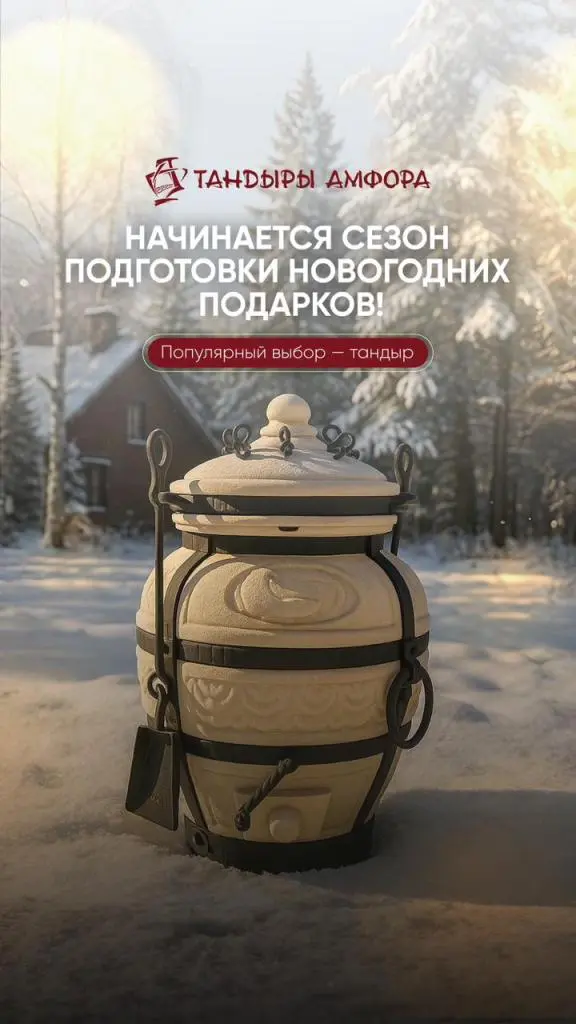 Тандыры Амфора + чехол в подарок — идеальный предновогодний сет! Тандыры Амфора + чехол в подарок — идеальный предновогодний сет!