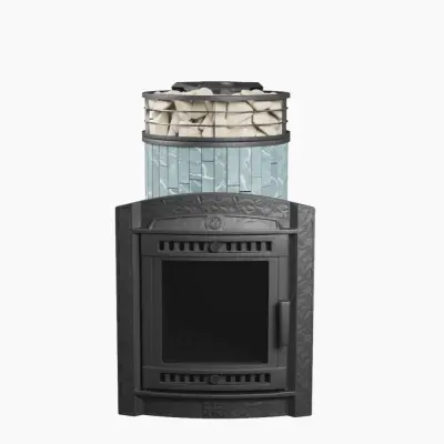 Фото Печь банная "Атмосфера L" Талькохлорит ламель+сетка в магазине Woodson