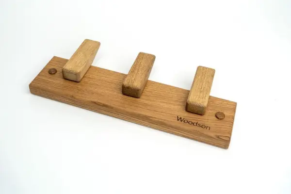 Вешалка Woodson D3, 3 крепления, дуб