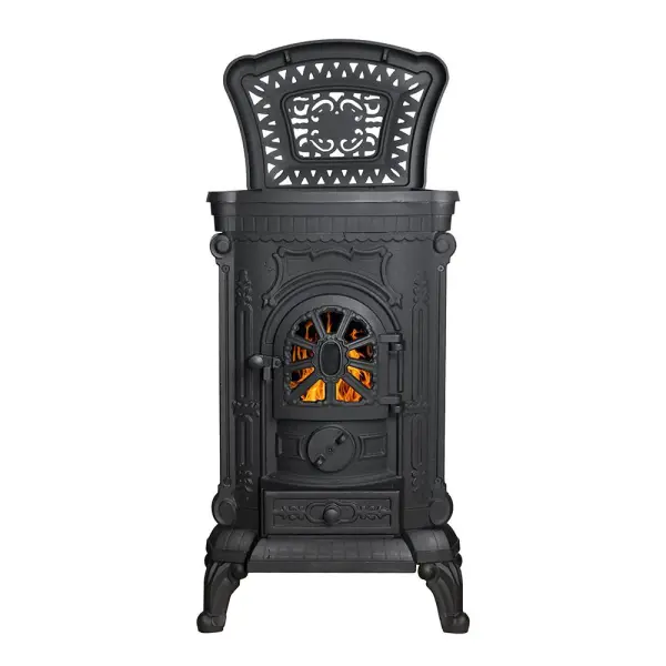 Фото Печь-камин Везувий А-07 "Антрацит" в магазине Woodson Фото Печь-камин Везувий А-07 "Антрацит" в магазине Woodson