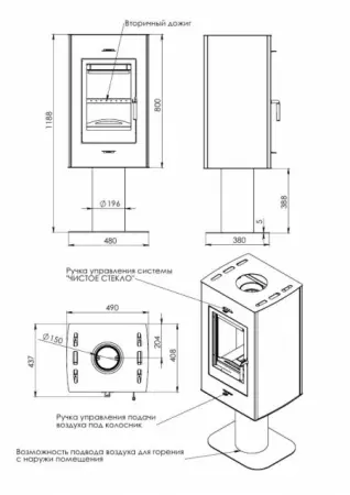 Фото Печь РОНА в магазине Woodson