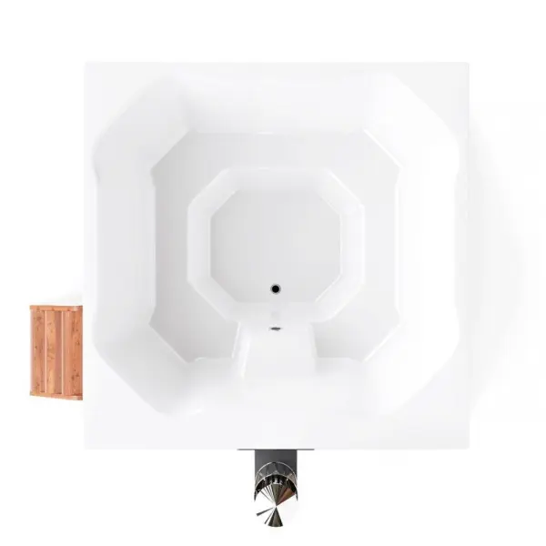 Купель композитная ELITE QUATTRO 200 с подогревом (тёмная термососна) +аэромассаж  Купель композитная ELITE QUATTRO 200 с подогревом (тёмная термососна) +аэромассаж