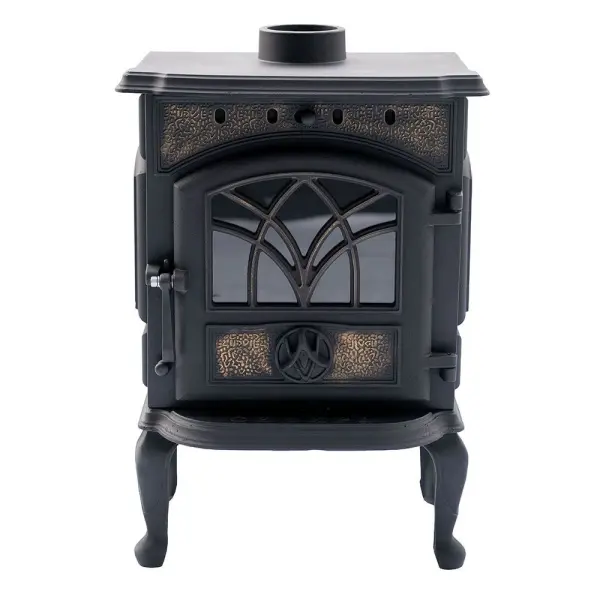 Фото Печь-камин чугунная "Сибирь" 7 кВт в магазине Woodson Фото Печь-камин чугунная "Сибирь" 7 кВт в магазине Woodson