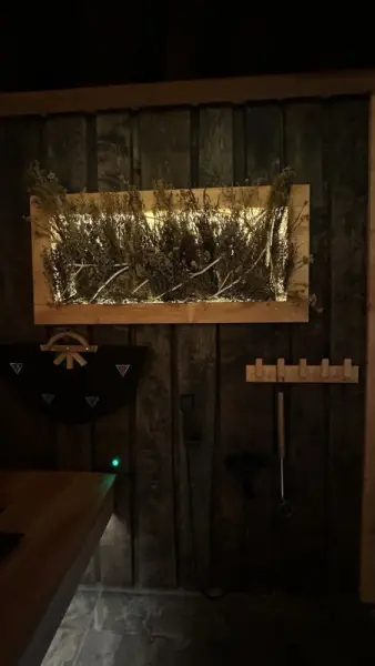 Панно "Травы" с пазом под ленту, наличник Ольха