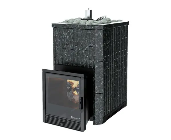 Фото Печь Изистим Южная 16 - Камень Пироксенит в магазине Woodson