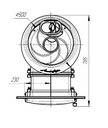 Фото Печь банная "Атмосфера XL" в ламелях "Верде Гватемала" наборный рисунок в магазине Woodson