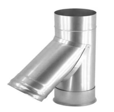 Фото Тройник — 180 — 45 — оцинковка  Фото Тройник — 180 — 45 — оцинковка