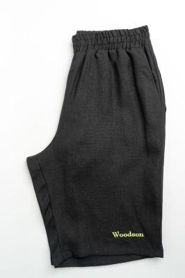 Шорты банщика Woodson, чёрный лён (50-52)