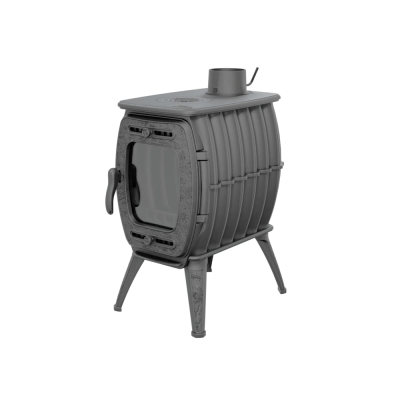 Фото Интерьерная печь-камин "Бахта II" (цв. серый) в магазине Woodson