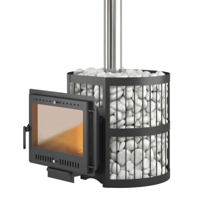 Фото Чугунная печь для бани ЭТНА Стандарт 24 (Панорама) "М" в магазине Woodson Фото Чугунная печь для бани ЭТНА Стандарт 24 (Панорама) "М" в магазине Woodson