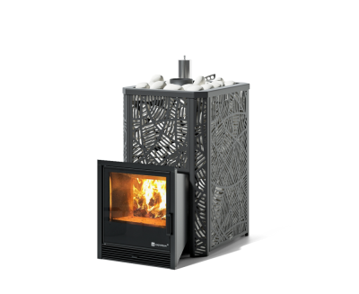 Фото Печь Изистим Ялта 25/2024 Модерн черный  в магазине Woodson
