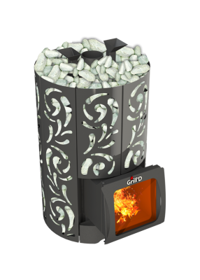 Фото Дровяная банная печь Grill'D Violet 500 Short Max в магазине Woodson