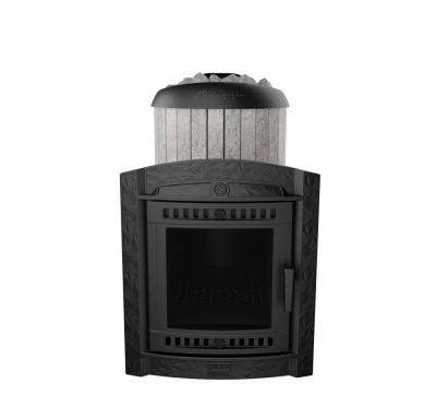 Фото Печь банная "Атмосфера L" в ламелях "Талькохлорит" наборный рисунок в магазине Woodson Фото Печь банная "Атмосфера L" в ламелях "Талькохлорит" наборный рисунок в магазине Woodson