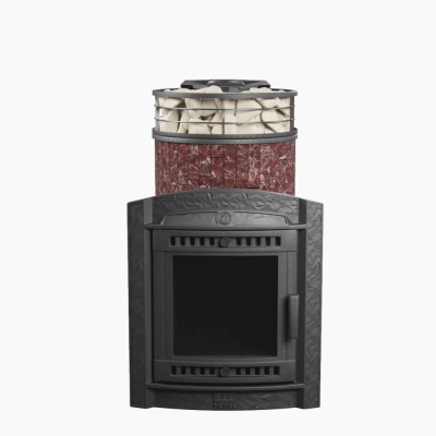 Фото Печь банная "Атмосфера L" Россо Леванто ламель+сетка в магазине Woodson