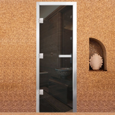 Дверь Престиж 60G Серая 1900*700 R, без порога