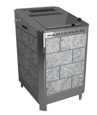 Фото Электрическая паротермальная печь ПАРиЖАР 6,25кВт/220-380 серпентенит "бархат" в магазине Woodson