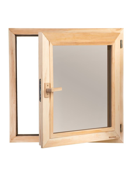 Окно Woodson 60*60, стекло бронза, ольха