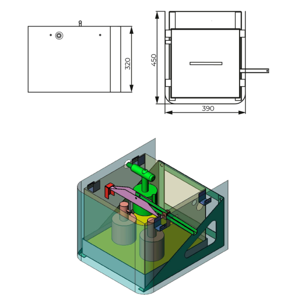 Обливное устройство EVEREST BLACK "GALAXY" INOX 15л
