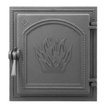 Дверка ВЕЗУВИЙ каминная 271 (Антрацит)