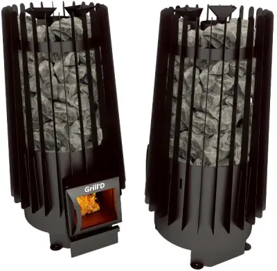 Фото Дровяная банная печь Grill'D Cometa Vega 180 Short Pro в магазине Woodson