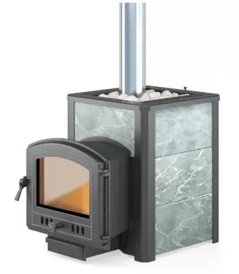 Фото Печь ВЕЗУВИЙ Легенда 16 (224) талькохлорит в магазине Woodson