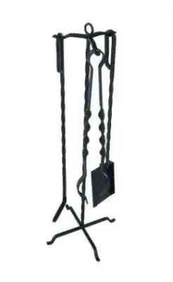 Набор каминный 85см (совок, кочерга, щипцы) бронза