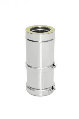 Фото Труба Телескоп Термо L (300-450) ТТТ-Р 316-0.5/304 D100/160 с одним хомутом 