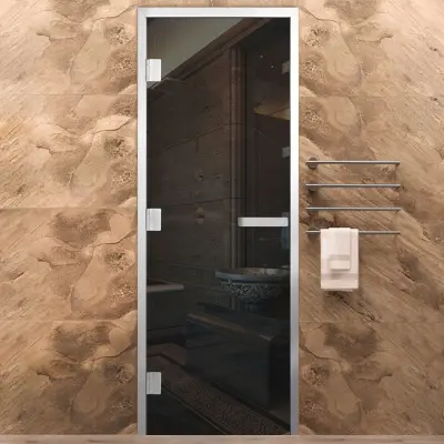 Дверь Хамам Элит серая 1900*700, L