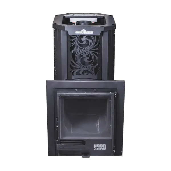 Фото Печь банная HARD 16L "Хохлома" Панорама в магазине Woodson